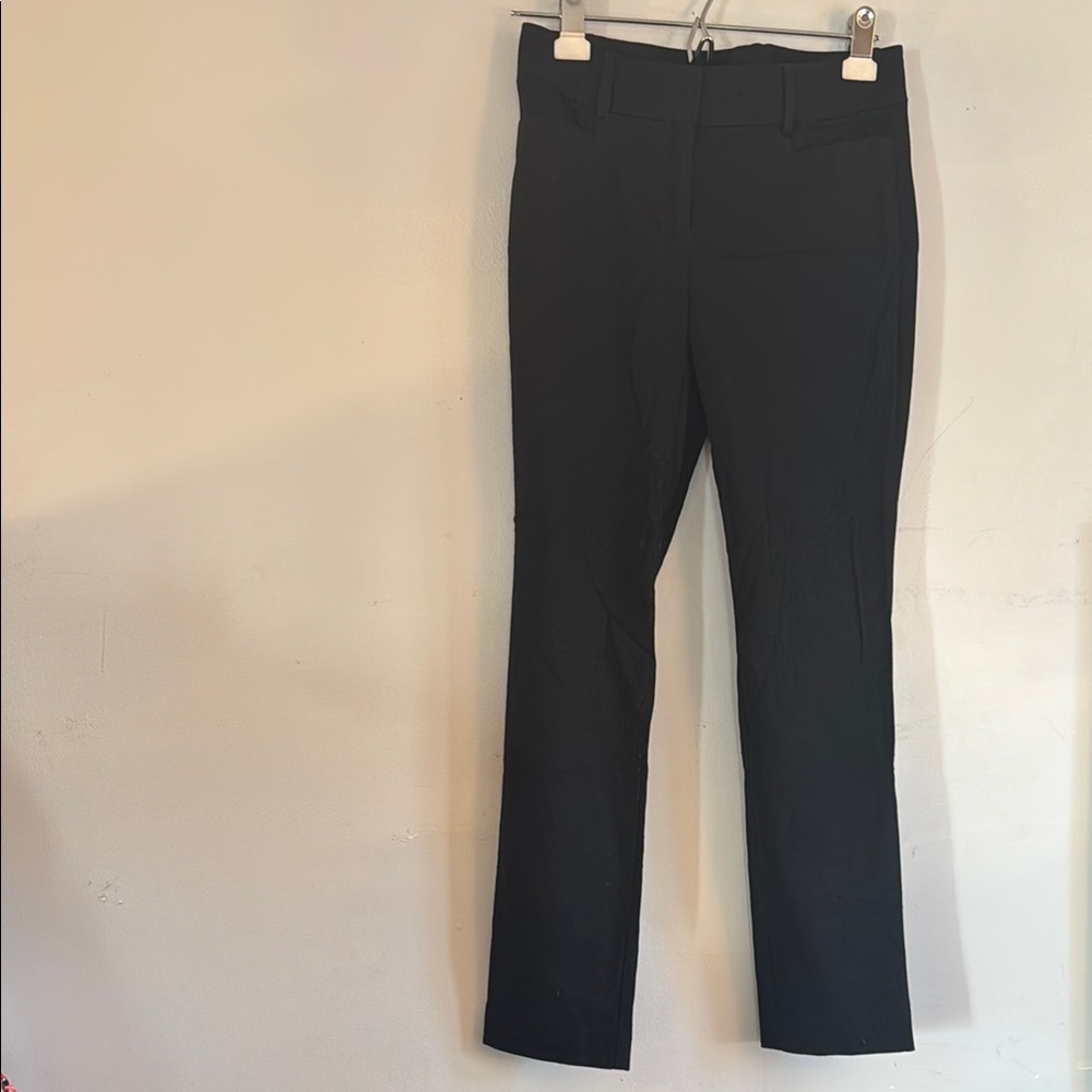 LOFT Black Straight Leg Pants for Office Wear